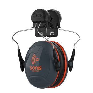 Sonis® Compact Full Brim Helmet Mounted Ear Defenders - ANSI 24 NRR