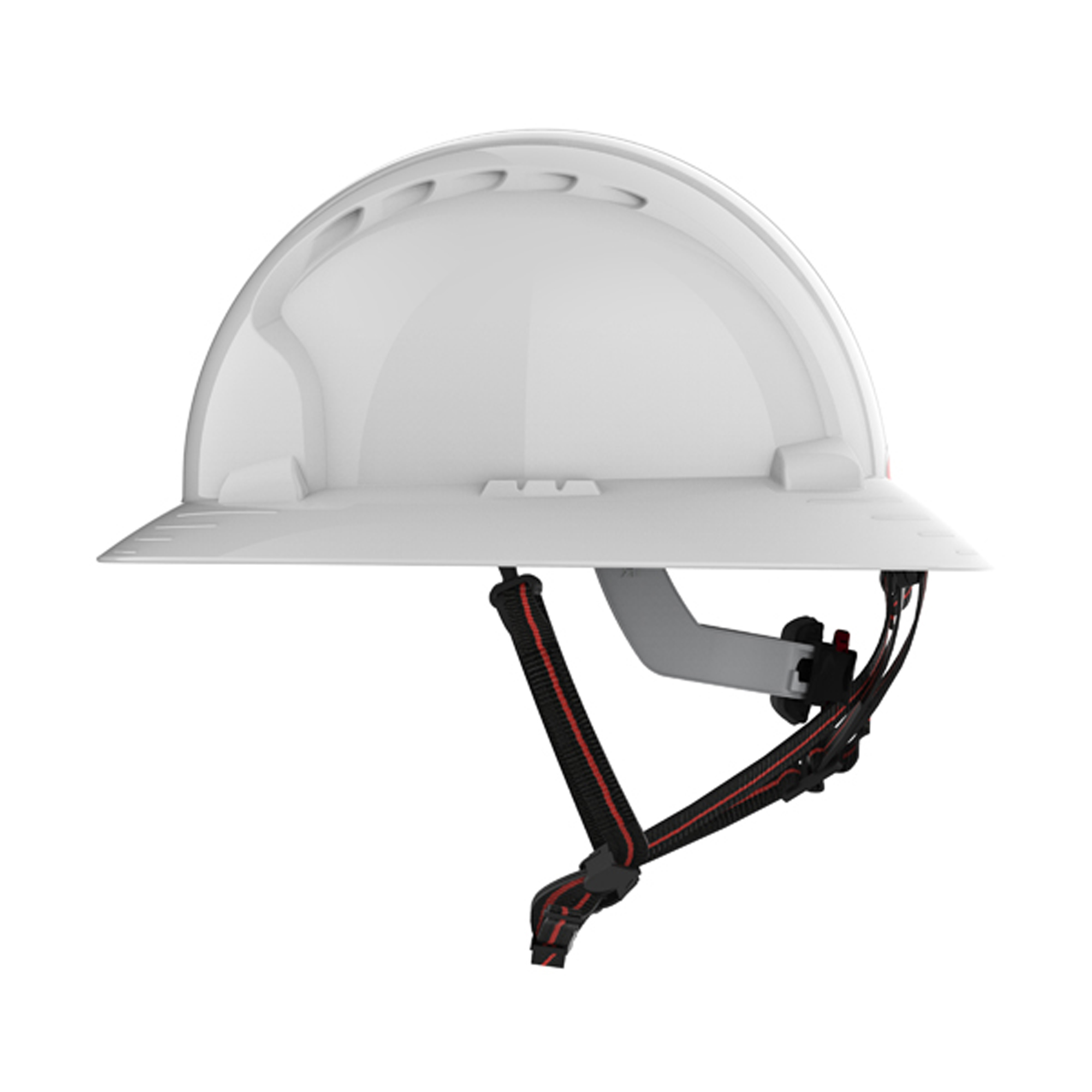 EVO® 6161 Full Brim Ascend Climbing Helmet - Wheel Ratchet - White